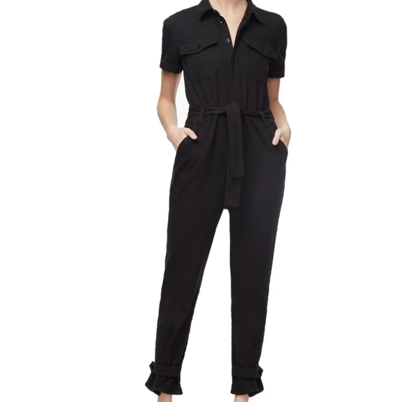 Good American Waist Tie Jumpsuit - Picture 2 of 4